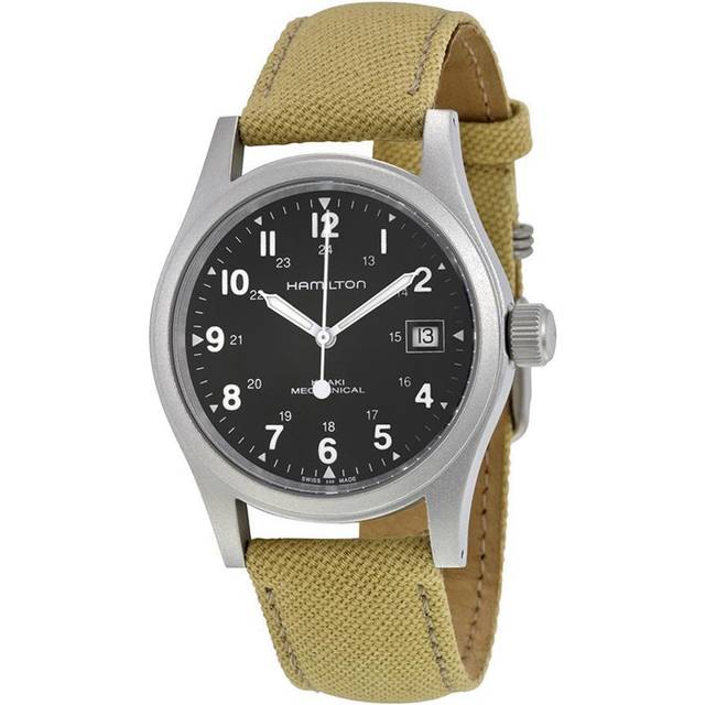 Hamilton Watch Khaki Field Officer Handwinding - Black