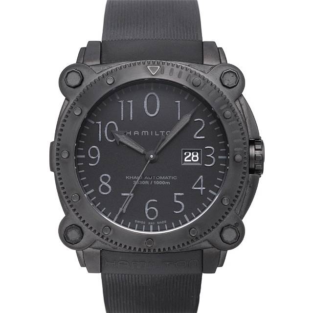Hamilton Watch Khaki Navy BelowZero 1000m Auto - Black