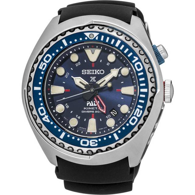 Seiko Watch Prospex PADI Kinetic GMT Diver Special Editions - Black
