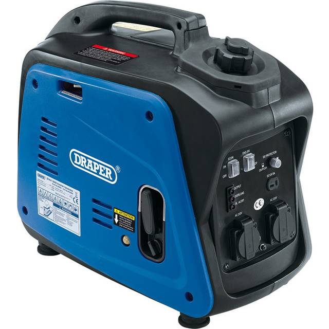 Draper Petrol Inverter Generator - 1700W, (1800W Max)