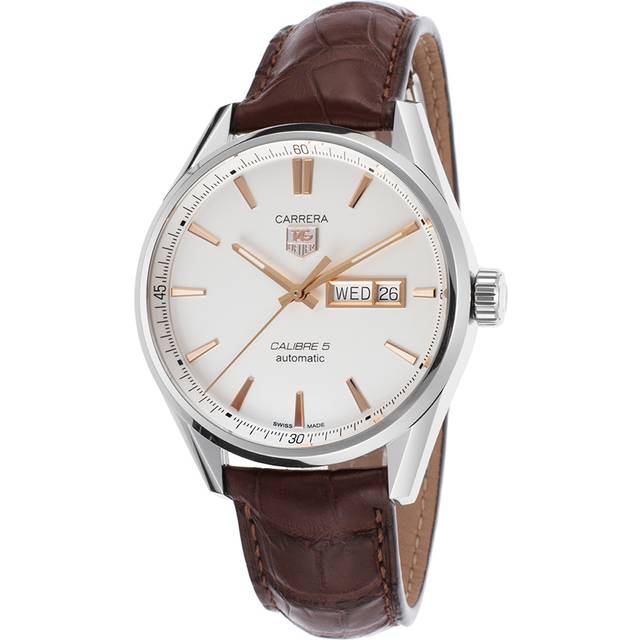 TAG Heuer herrarmbandsur analog kvarts läder WAR201D.FC6291