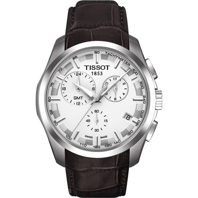TISSOT Couturier GMT Chronograph White Dial Men's Watch T0354391603100 - 42 mm
