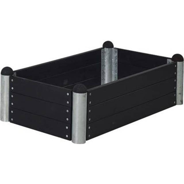 Planteringslåda Plus Pipe Svart 140X80X36 Cm