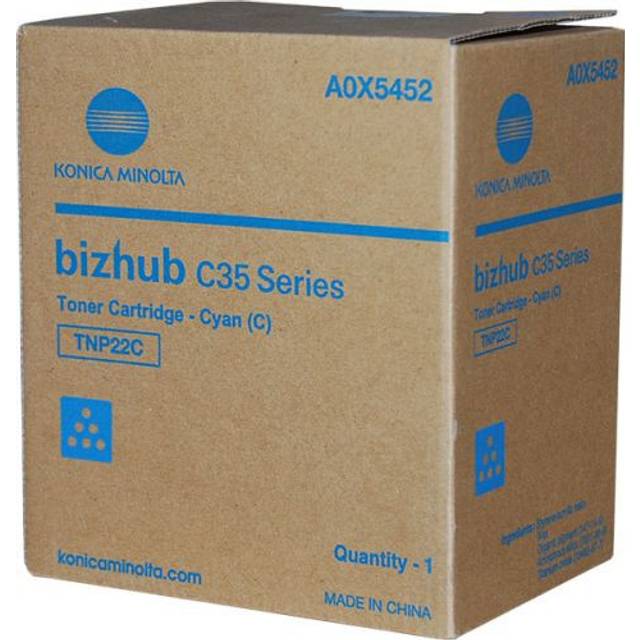 Original Konica Minolta TNP22C Cyan Toner Cartridge