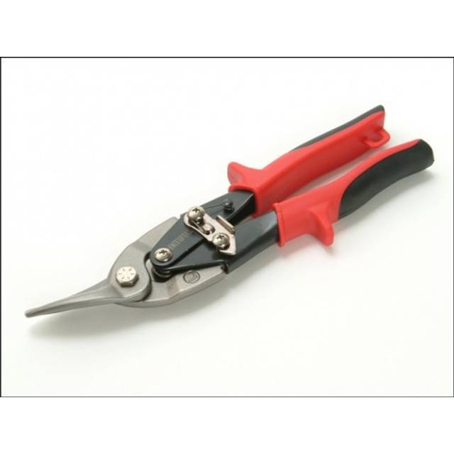 Red Compound Aviation Snips Left Cut 250mm (10in)