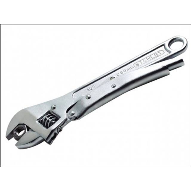 Stanley Locking Adj Wrench 10In 0 85 610