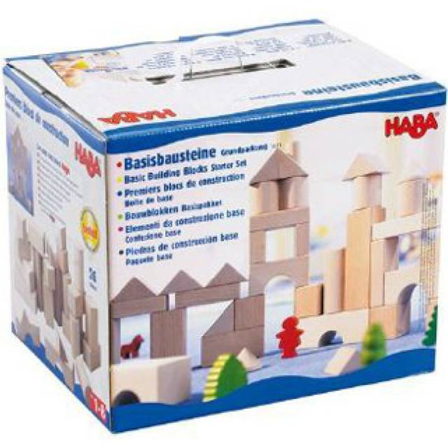 HABA Basic Building Blocks 26 Piece Starter Set (Made in Germany)
