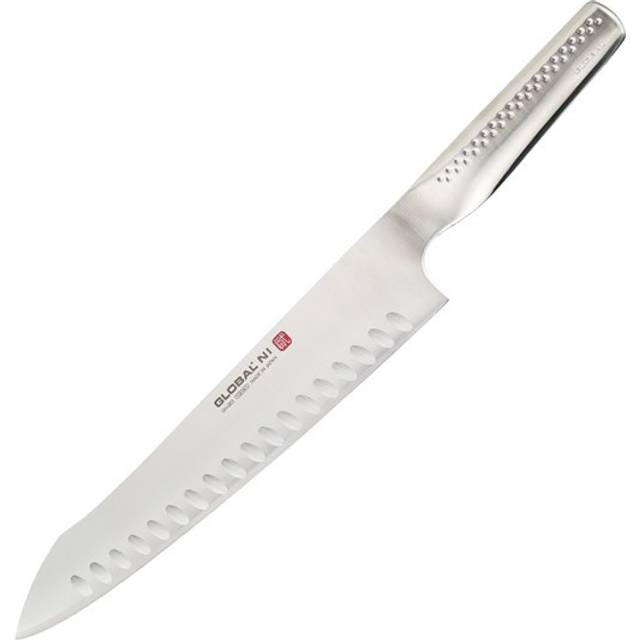 Global Global NI GN-003 Kockkniv Oriental olivslipad Rostfritt stål, 26 cm - Grå