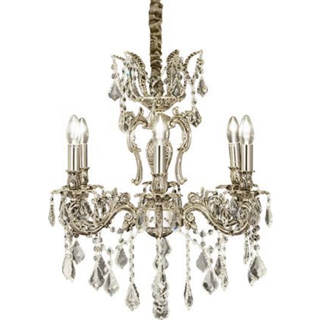 ALLINGTON takkrona 6 - arm, antiksilver - Aneta Lighting