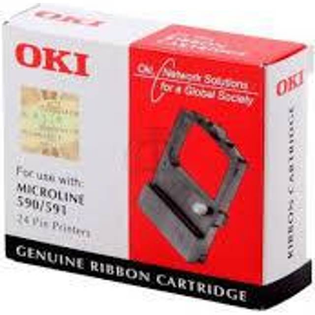 Oki 09002316 Original Oki Black Nylon Fabric Printer Ribbon 9002316