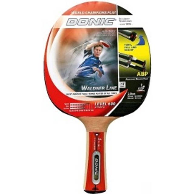 Donic-SchildkrÃ¶t Waldner 600 Table Tennis Bat, PLS Handle, 1.8 mm Sponge, 2-Star Donic Pad - ITTF, 733862
