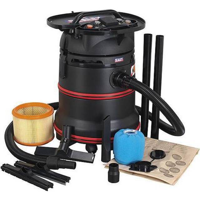 Sealey DFS35M Vacuum Cleaner Industrial Dust-Free Wet & Dry 35ltr ...