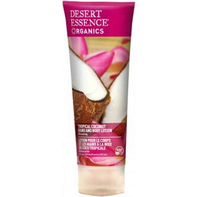 Desert Essence Organic Relaxing Hand and Body Lotion Tropical Coconut 8 fl oz