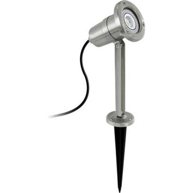 Eglo - Nema - 1 Light Outdoor Spike Light Stainless Steel IP44, GU10