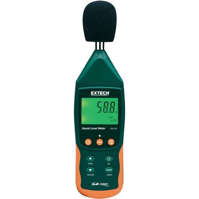 Ljudnivåmätare Extech SDL600 31.5 Hz - 8000 Hz 30 - 130 dB Kalibrerad (ej certifierad kalibrering)