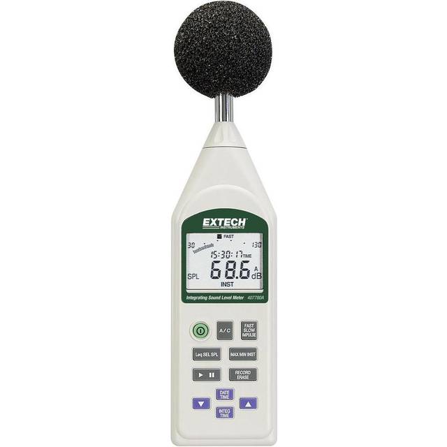 Extech Instruments 407780A alkaliskt integrerar ljudnivåmätare med USB
