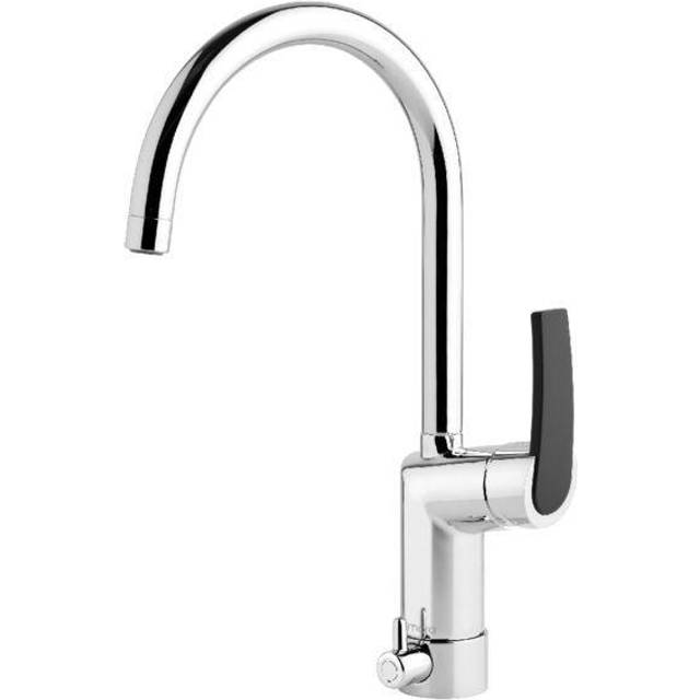 Mora Rexx K5 7071050011 Köksblandare med diskmaskinsavst. Krom/svart