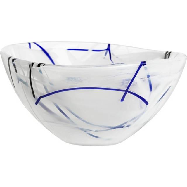 Kosta Boda Contrast bowl 350 mm Black