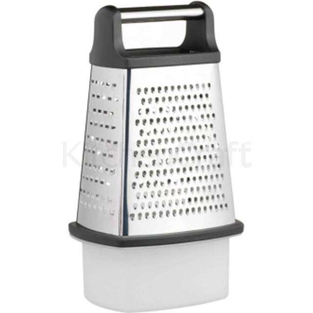 MasterClass Stainless Steel Four Sided Grater