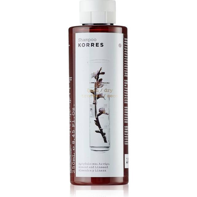 Korres Almond & Linseed Schampo för torrt och skadat hår 250 ml