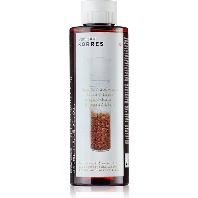 Korres Rice Proteins & Linden Schampo för fint hår 250 ml