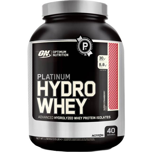 Optimum Nutrition - Platinum Hydrowhey, Super Strawberry - 1600g