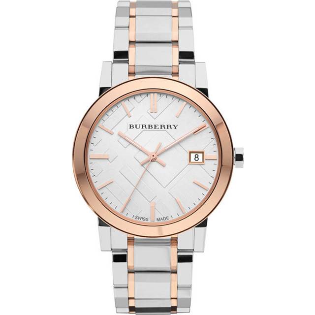 Burberry BU9006 Silver Dial Two-Tone Stainless Steel Unisex Watch