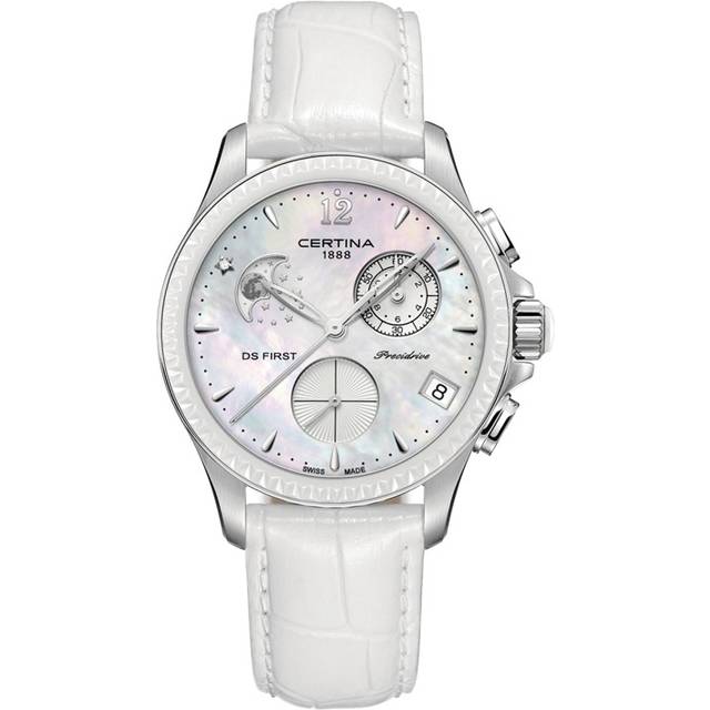 Certina Watch DS First Lady Moon Phase - White