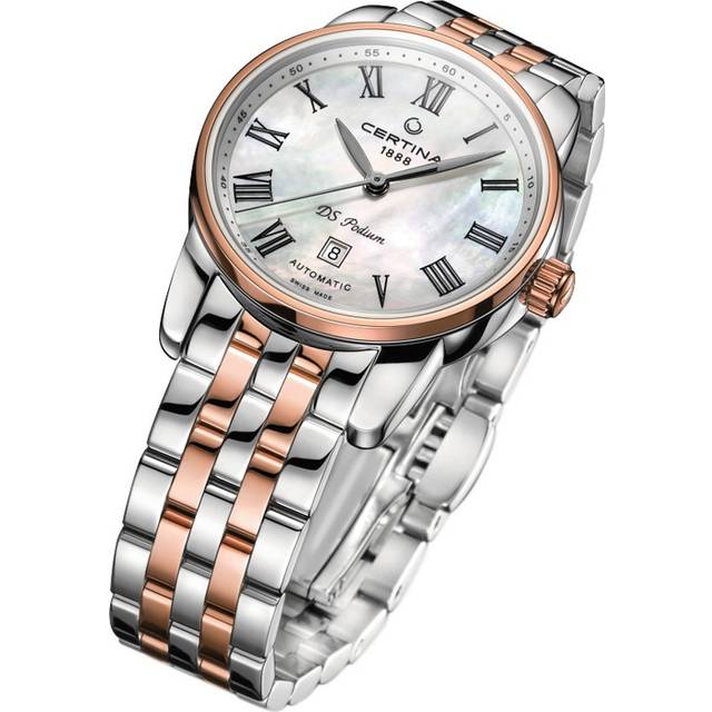 Certina Ds Podium Ladies' Two Tone Bracelet Watch