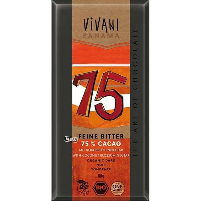 Vivani Mörk Choklad 75% Eko 80g
