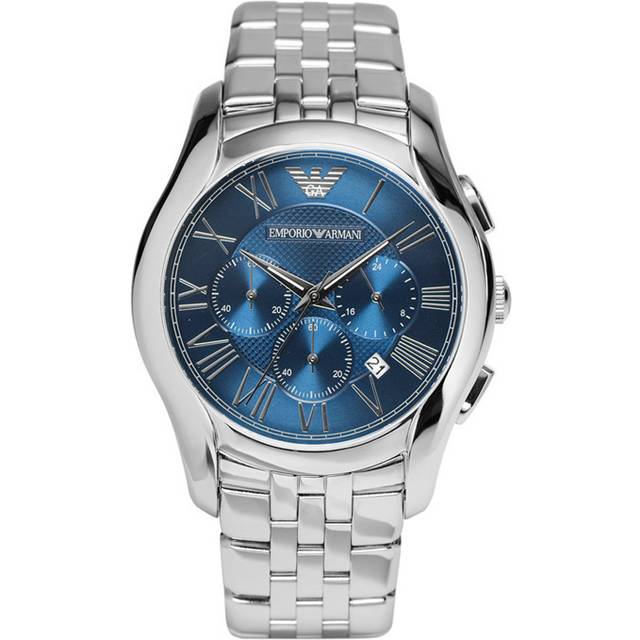 Armani Mens AR1787 Watch - Silver Stainless Steel - One Size