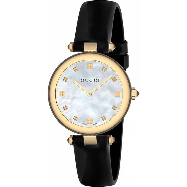 Gucci YA141404 Diamantissima Mother Of Pearl Ladies Watch - White