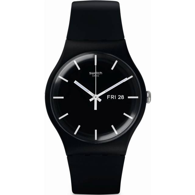 Swatch Unisex Mono Black Watch S029B704