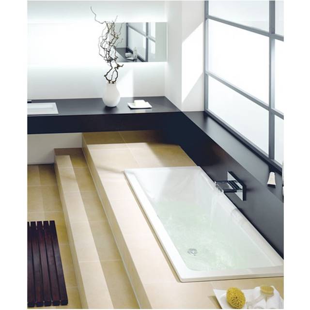 Gustavsberg GB2117070100 Kombibadkar med bottenventil, vit 1700x700 mm