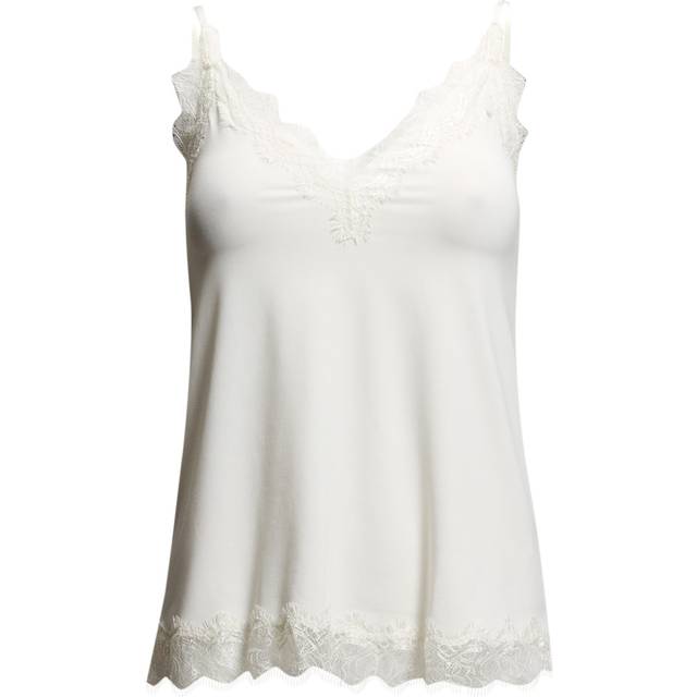 Rosemunde, Topp, Dam, XL, Polyester, Ärmlös topp - white (XL)