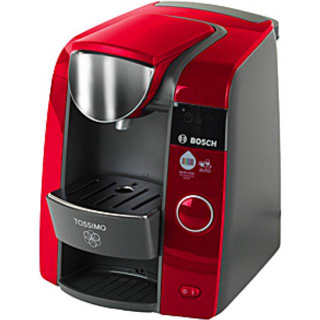 Theo Klein 9543 Bosch Tassimo kaffemaskin | Med möjlighet att fylla på vatten och vattenflöde med ljud | Inklusive espressoset | Leksak för barn från 3 år