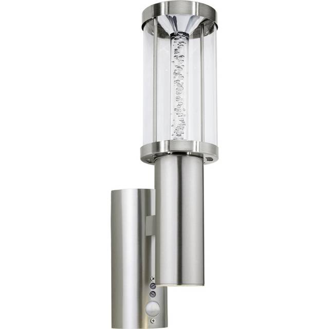 Eglo Trono Stick LED Stainless Steel Dual Exterior PIR Wall Light