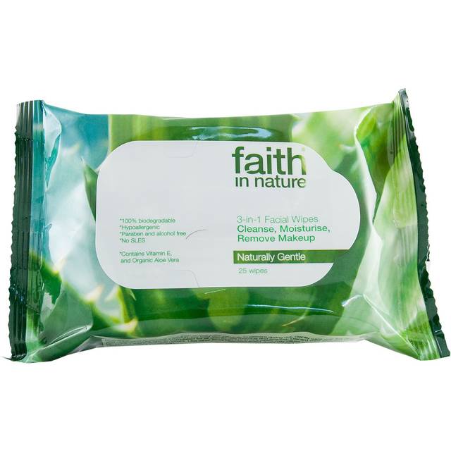 Faith in Nature 3-In-1 Wipes 25 Pack