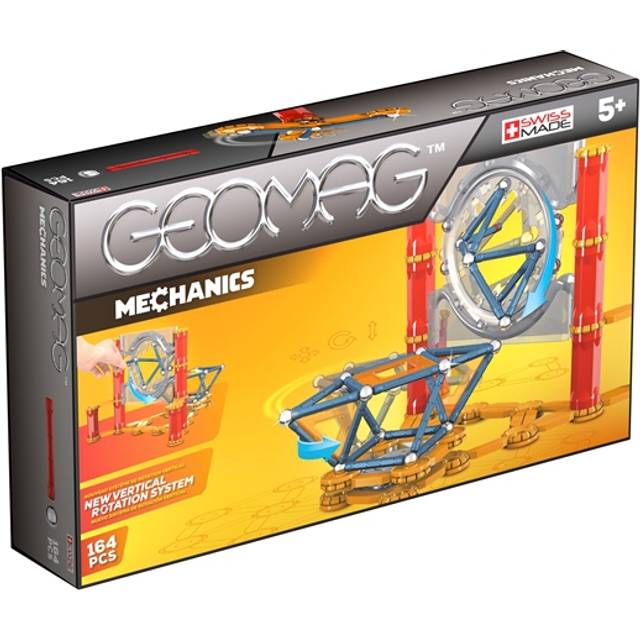 Geomag Mechanics - 164 Pieces, Multi