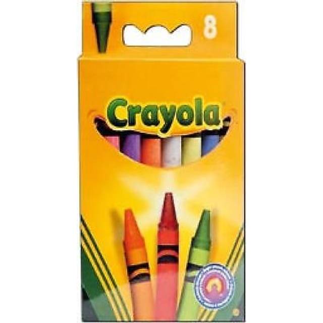 Crayola Eco Crayons Kids Art Drawing Colouring Wax Sticks - Pack of 8
