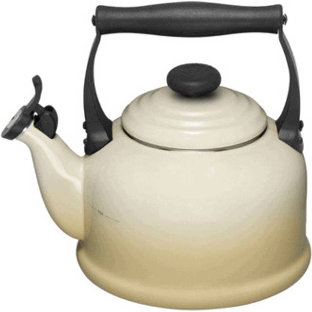Le Creuset Traditional Vattenkittel 2,1 liter Meringue - Vit