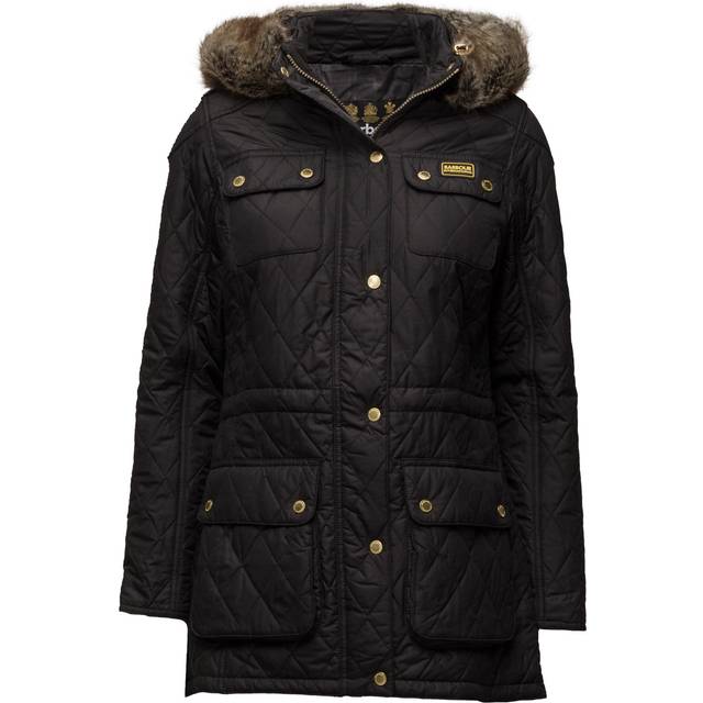 Barbour International Women's Enduro Quilted Puffer Jacket - Black