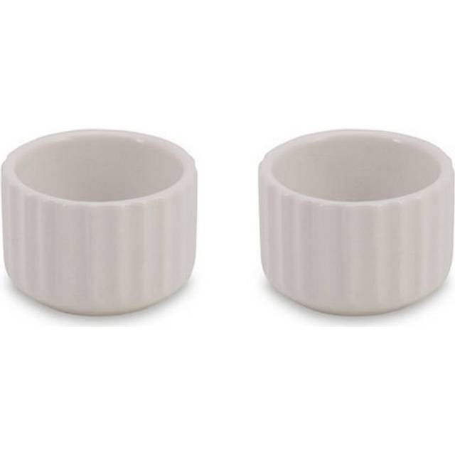 Lyngby Porcelæn - Lyngby Fyrfadsstage Ø6,5 cm hvid porcelæn