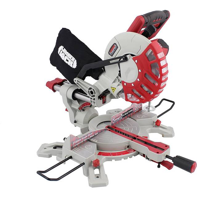 Lumberjack 8 Inch Single Bevel Mitre Saw - Red
