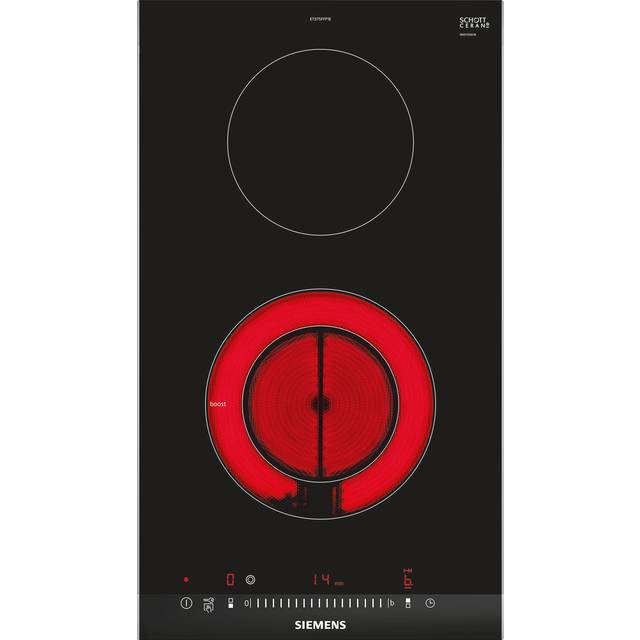 Siemens ET375FFP1E iQ300 Dominohäll, 2 zoner, 30,2 cm, TouchSlider, barnsäkring, glaskeramikhäll