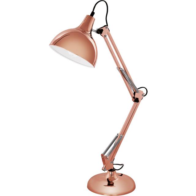 Skrivbordslampa Office lampa BORGILLIO i vitt, E27 1X60W max höjd. 71cm