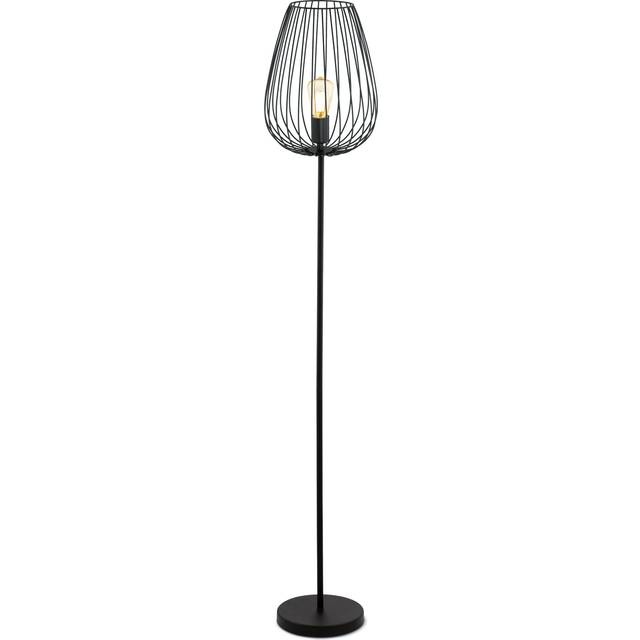 Eglo Newtown Cage Floor Lamp in Black