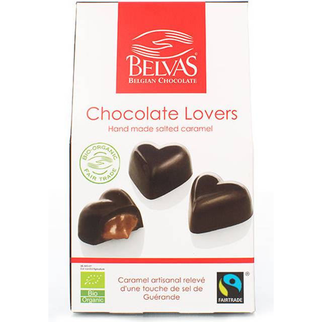 💚 belvas organic hearts chocolate 100g