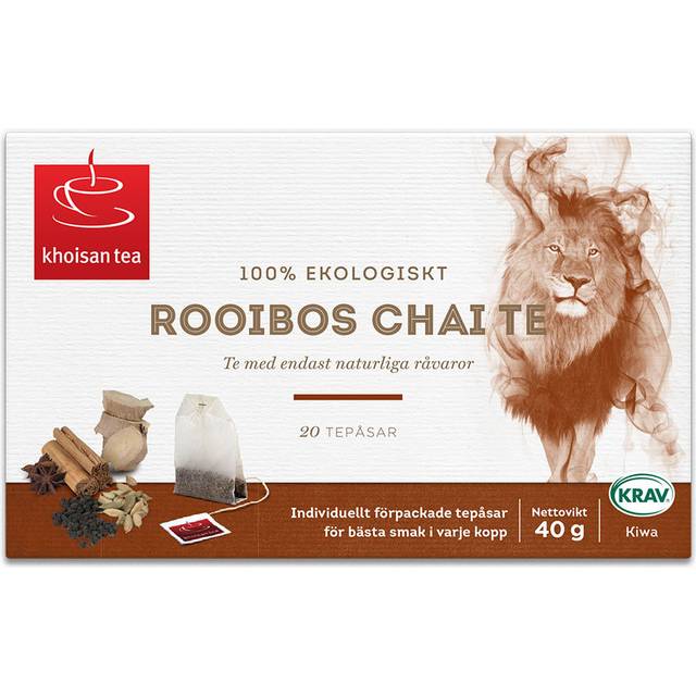 Khoisan Tea Rooibos Chai EKO 20 tepåsar