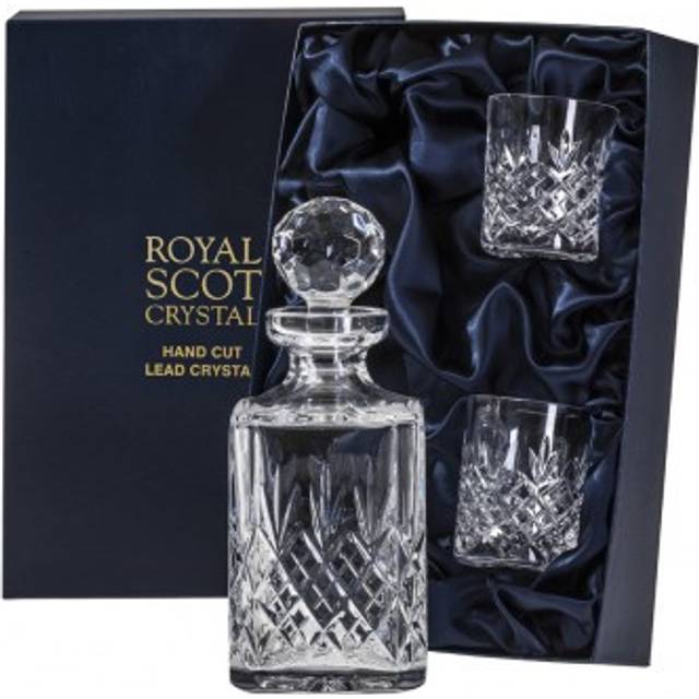 Royal Scot Crystal Edinburgh Whisky Set